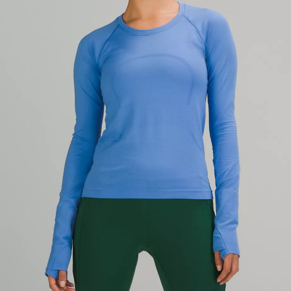 Lululemon swiftly tech long sleeve race length size 8